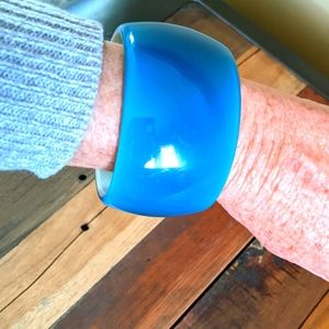 Bracelet wide resign deep teal